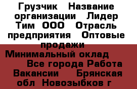 Грузчик › Название организации ­ Лидер Тим, ООО › Отрасль предприятия ­ Оптовые продажи › Минимальный оклад ­ 15 000 - Все города Работа » Вакансии   . Брянская обл.,Новозыбков г.